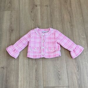 SOLD on cp - Janie and Jack Pink Tweed Jacket